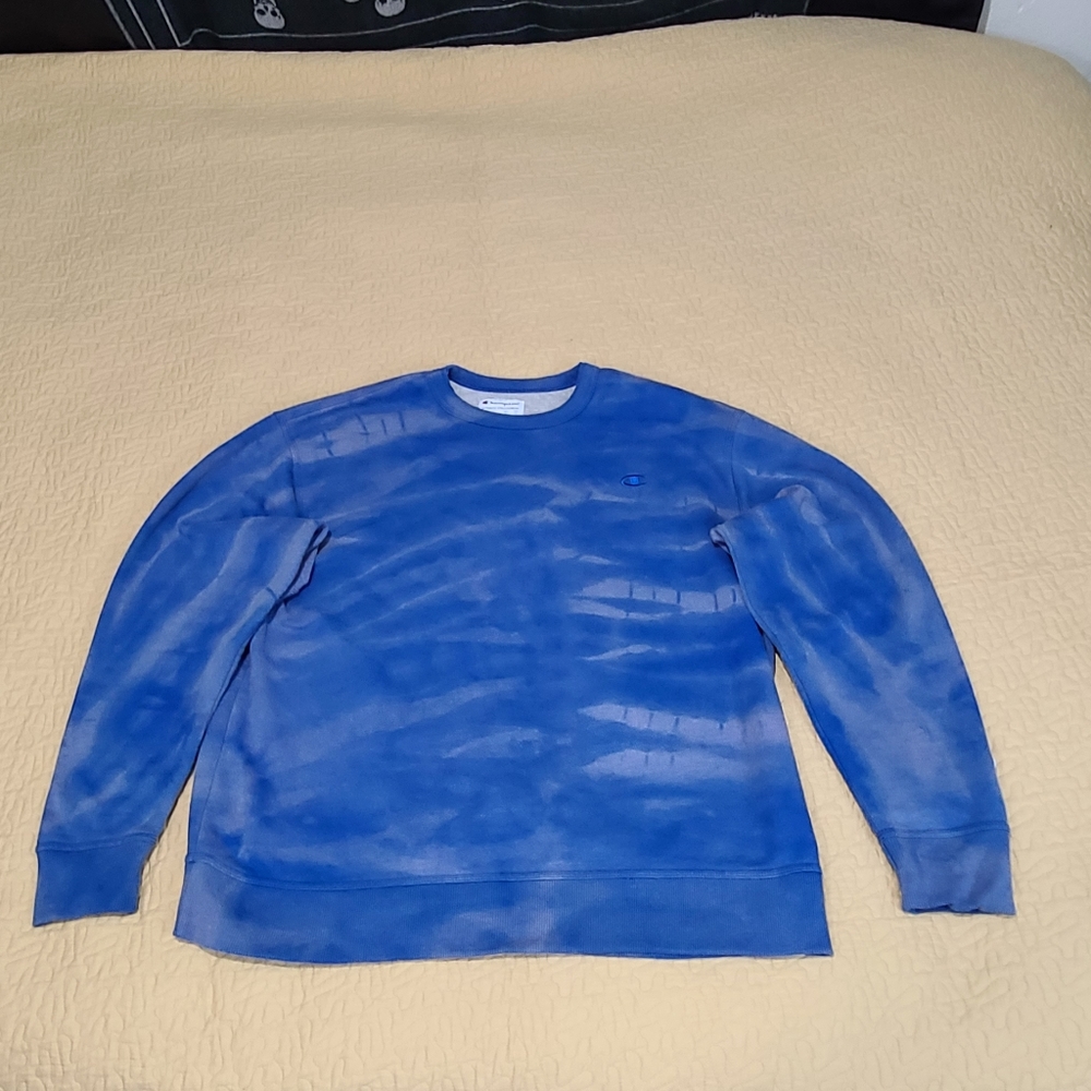 Champion bleached dyed sweatshirt size XL - Picture 6 of 11